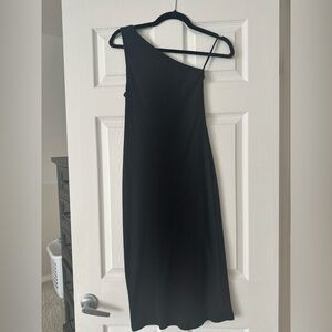 GAP Black One-Shoulder Dress